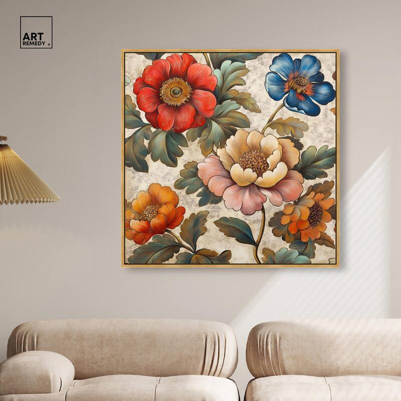 Golden Gardenia II Canvas by Art Remedy