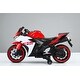 preview thumbnail 6 of 17, 12V Electric Kids Ride On Motorcycle with Lights, Bluetooth Music, Training Wheels, Manual Throttle, Gift for Boys Girls Age 3-6
