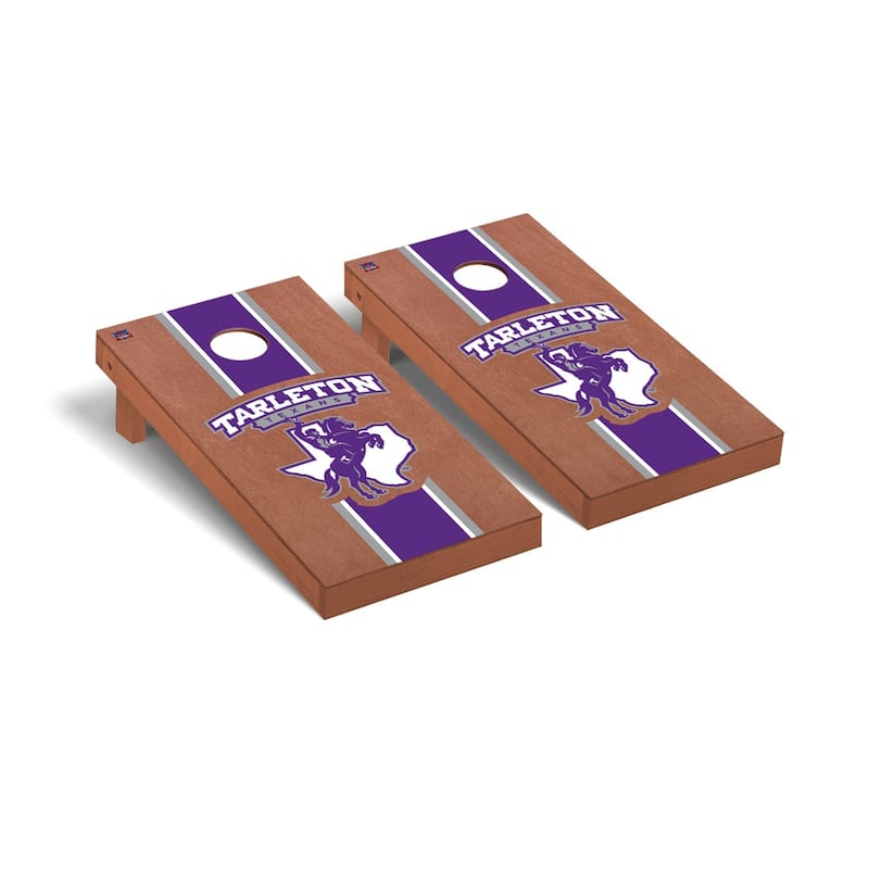 Tarleton State Texans Rosewood Cornhole Board Set