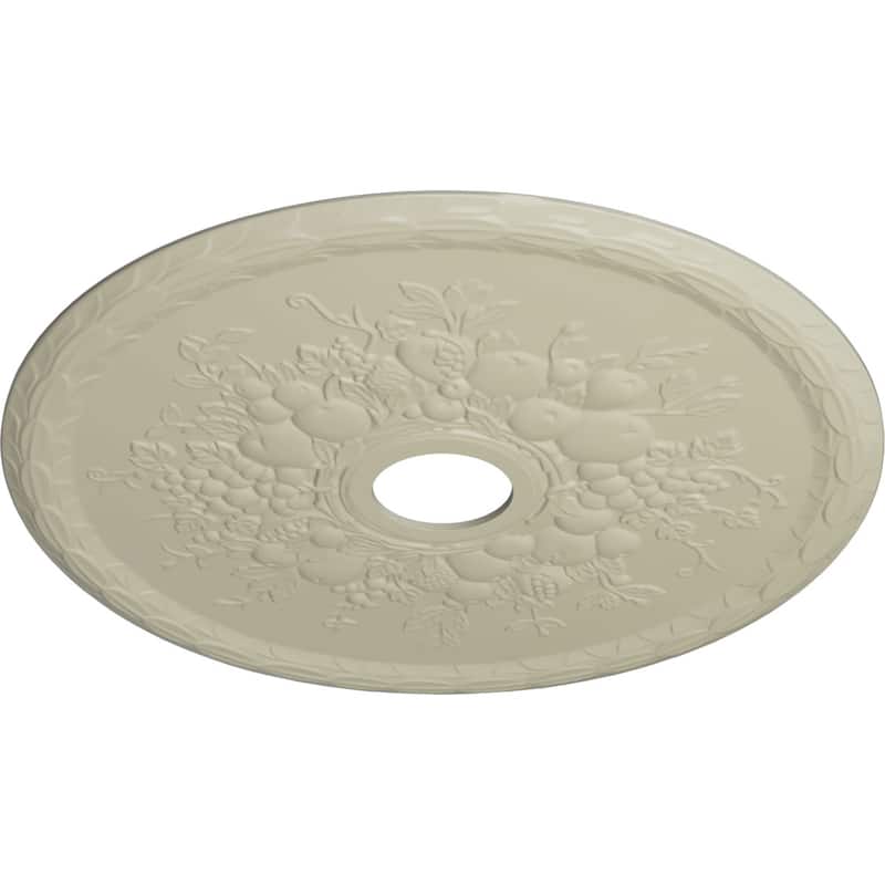 22 5/8"OD x 3 5/8"ID x 5/8"P Grape Ceiling Medallion