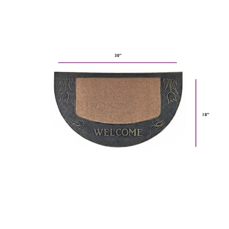 Superio Friendly Spring Coir Welcome Doormat