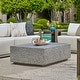 preview thumbnail 2 of 5, Uttermost Hesston Outdoor Concrete Coffee Table