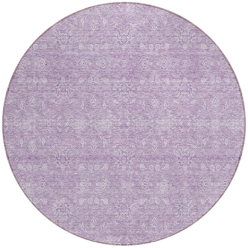 HomeRoots Floral Transitional Rectangle Outdoor Rug