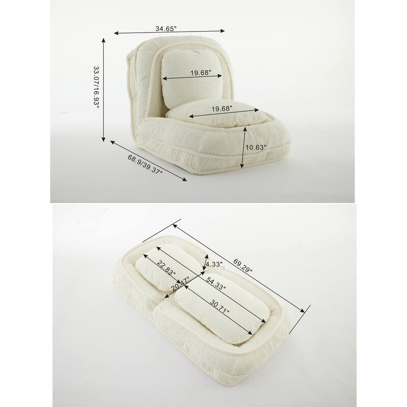 5 Adjustable Position Lazy Sofa Couch