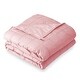 preview thumbnail 29 of 38, Bare Home Weighted Sensory Blanket 40x60 - 10lb - Cotton Light Pink