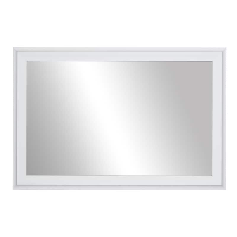 Frame My Mirror White Framed Wall Mirror, Woodford Design