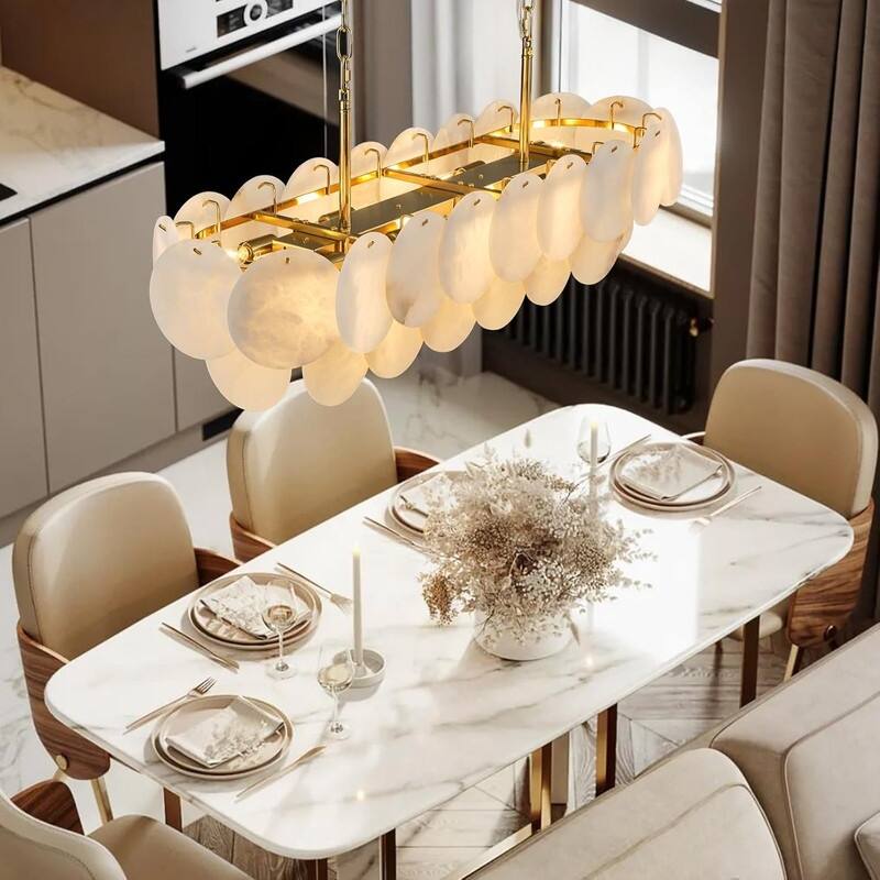 KAYLA Modern Natural Marble Living Room Chandeliers
