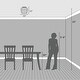 preview thumbnail 7 of 10, Hunter Redding Matte Black 1 Light Flush Mount - Industrial - Hallway, Bathroom, Entryway, Patio