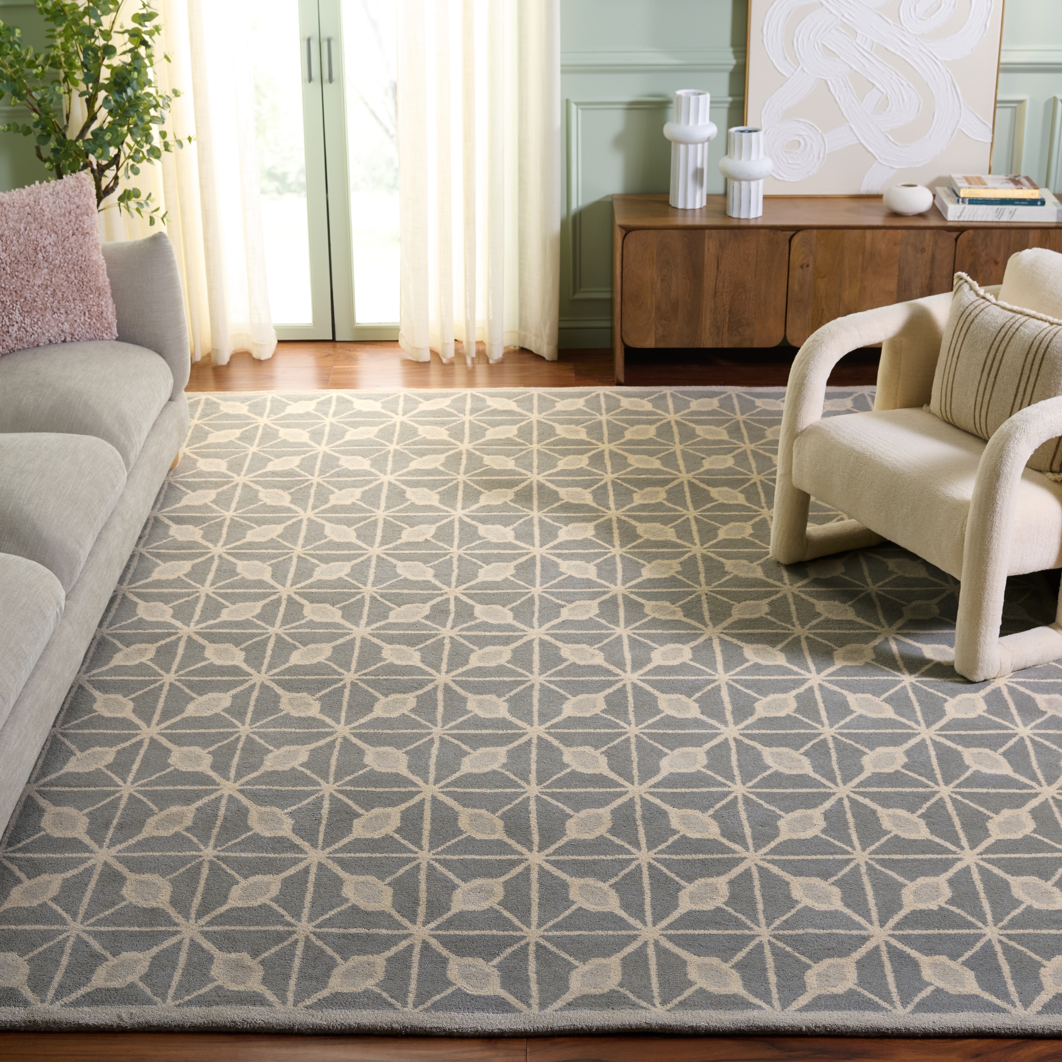 SAFAVIEH Handmade Rozsi Modern Wool Rug