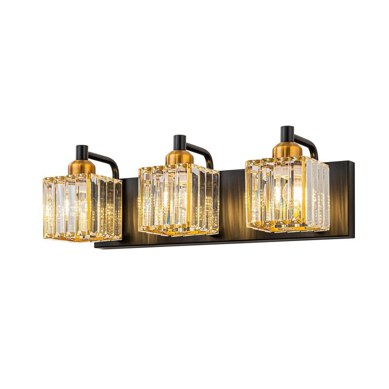 Modern 3/4/5-lights Crystal Bathroom Light Fixtures