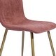 preview thumbnail 52 of 52, Carson Carrington Upholstered Dining Chair Golden Leg (Set of 4)