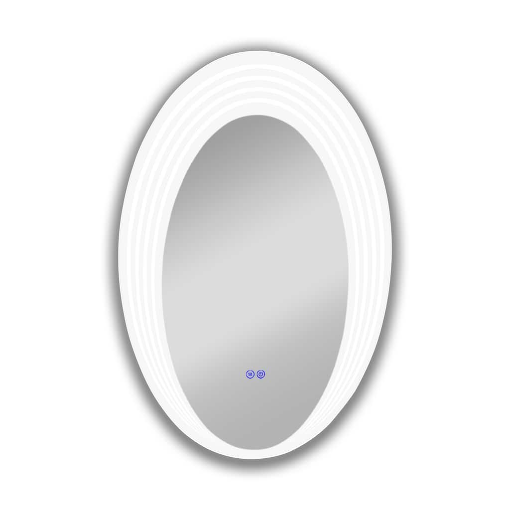 Frameless Back Lit LED Mirror - Silver