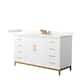 Option White, Bronze Trim, Giotto Quartz Top