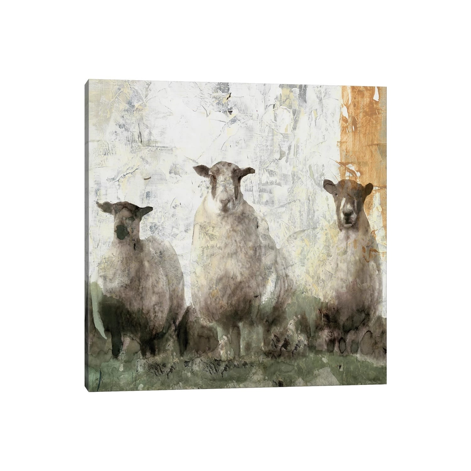 iCanvas "Three Sheep" by Stellar Design Studio Canvas Print