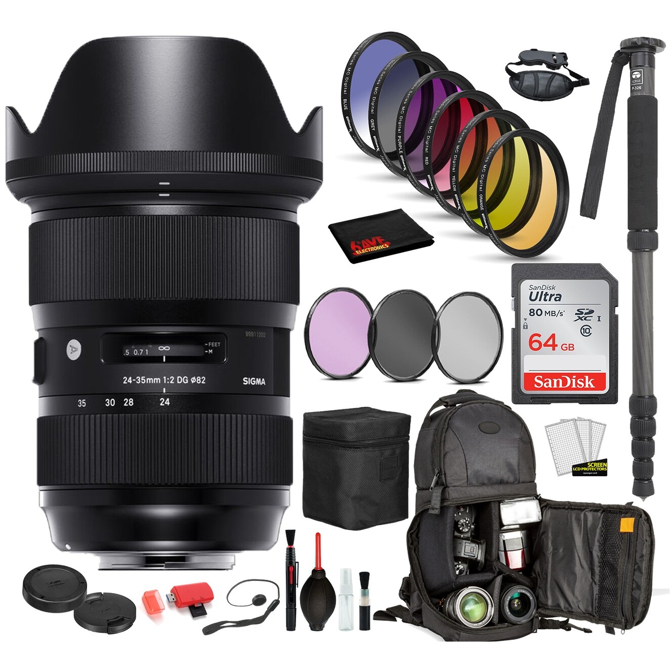 Sigma 24 35mm F 2 Dg Hsm Art Lens For Canon Ef Bundle Overstock Sigma 24 35mm F 2 Dg Hsm Art Lens For Canon Ef Bundle Overstock