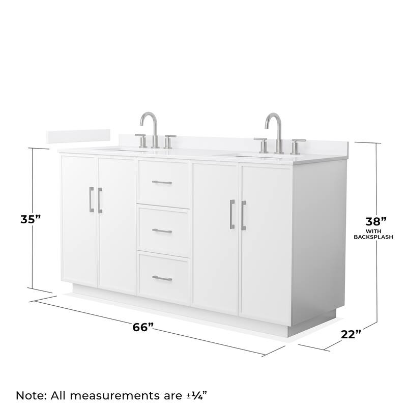 Wyndham Collection WCH7474-66D-QTZ-US3MXX Elan TK 66" Free Standing
