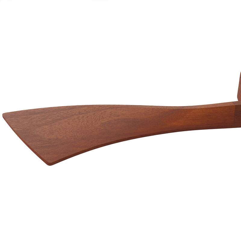 Ceiling Fan with Light, Solid Wood Blades Modern LED Ceiling Fan with Bluetooth App Control, Reversible Quiet Motor