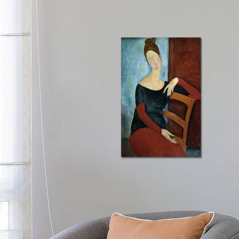 iCanvas "The Artist's Wife " by Amedeo Modigliani Canvas Print - 26x18x1.5