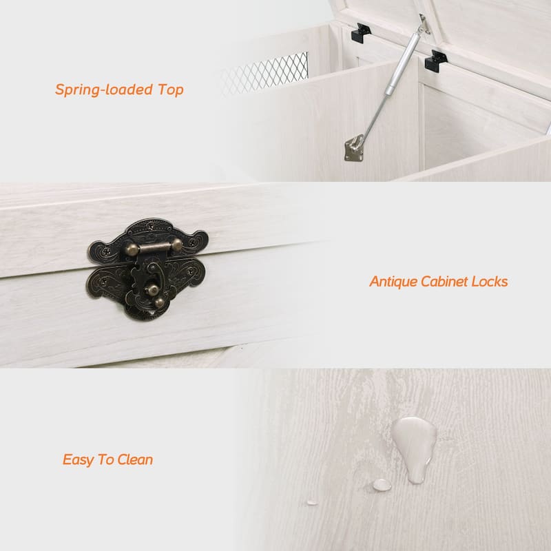 Lift top coffee table and end tabls set for living room