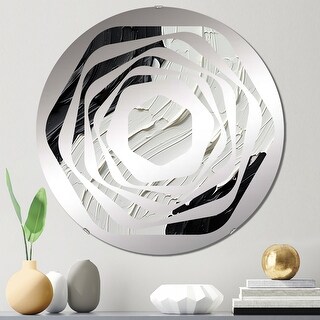 Designart "Momentary Spirit Black And White Abstract II" - Modern ...