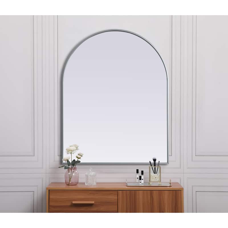 Elegant Lighting MR1A3342 Ayra 33" W x 42" H Modern Arched Bathroom