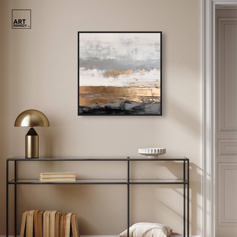 Moonlit Gold II Canvas by Art Remedy