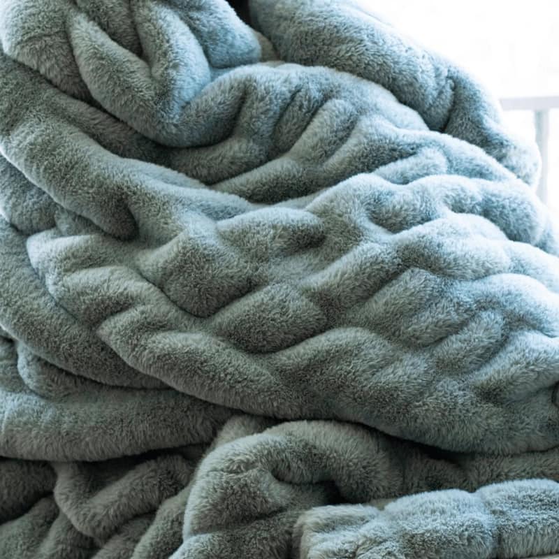 Minky Designs Luxuriously Soft Chic Minky Faux Fur Blankets