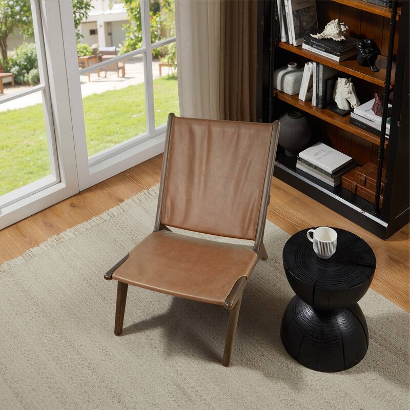 Art Leon Leather Lounge Chair