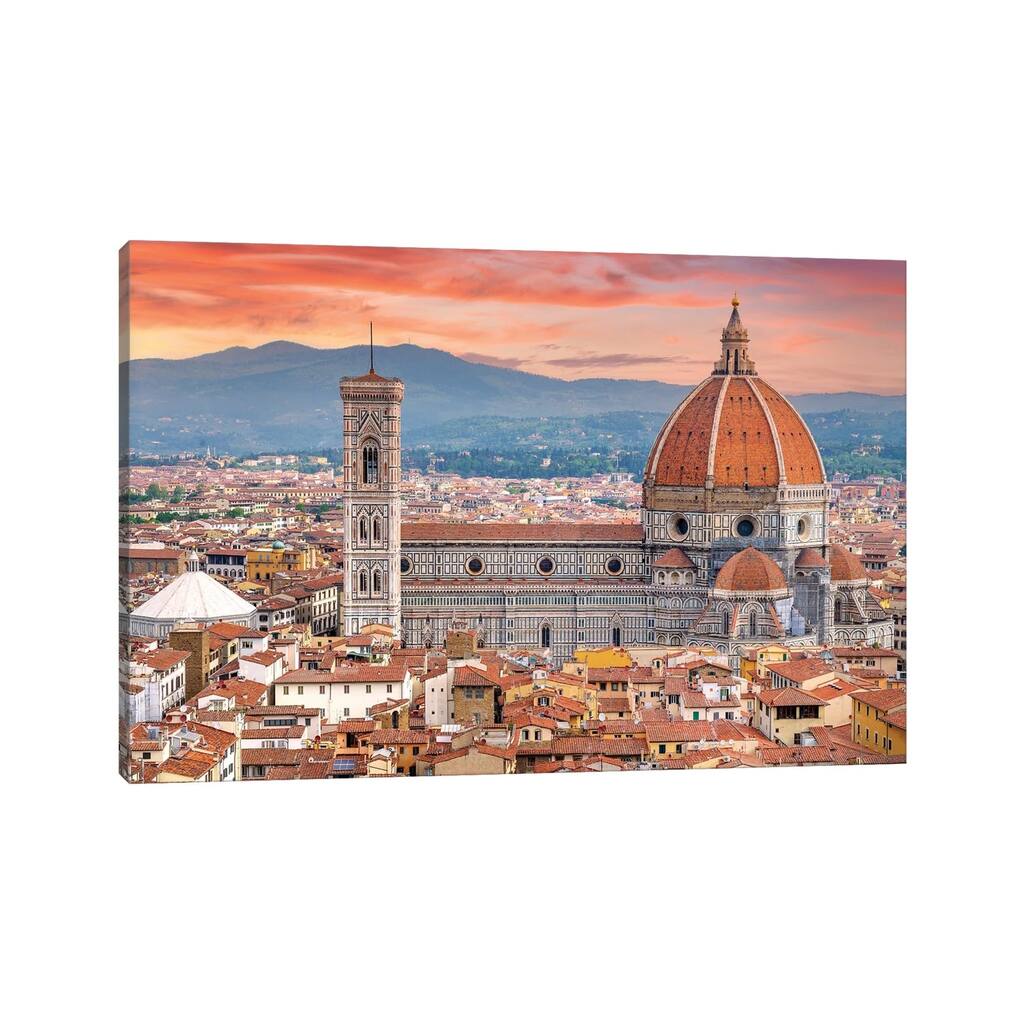 iCanvas "Il Duomo Florence Sunset,Italy" by Susanne Kremer Canvas Print