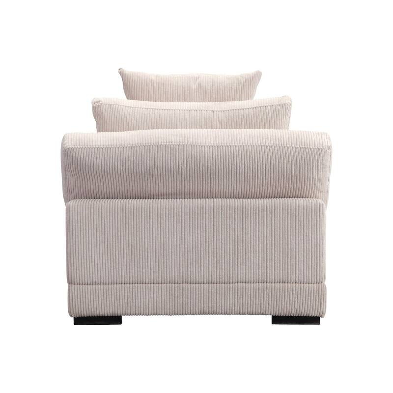 Aurelle Home Modern Timothy Modular Center Sectional Piece - 43.5 x 43.5 x 21