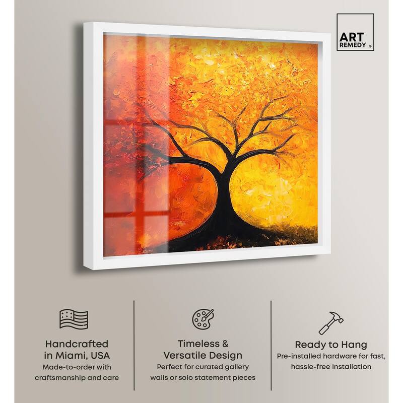 Tree of Opposites I Shadowbox by Art Remedy