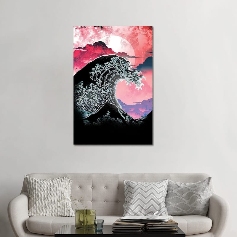 iCanvas "Soul Of The Classic Great Wave" by Donnie Art Canvas Print - 48x32x1.5