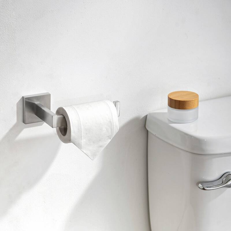 ANZZI 5-Piece Brushed Nickel Bathroom Accessories Set