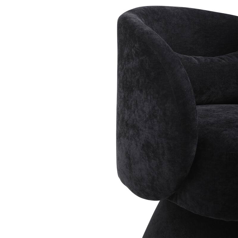 Upholstered Swivel Armchair (Set of 2)