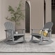 preview thumbnail 60 of 134, WINSOON All Weather HIPS Outdoor Rocking Chair, Set of 2