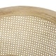 preview thumbnail 26 of 24, Roomfitters Natural Rattan Barrel Accent Chair, Cane Woven Backrest with Upholstered Seat