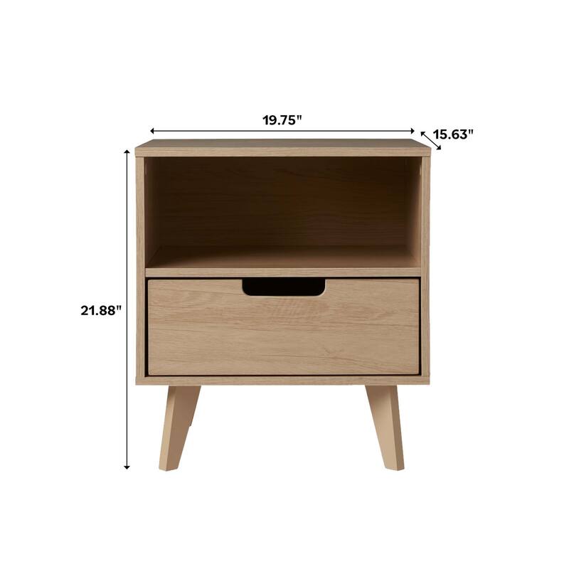 Middlebrook Designs Modern 1-Drawer Nightstand