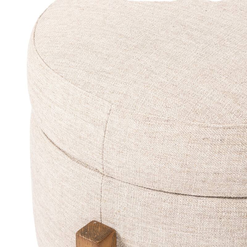 Slater Storage Ottoman-25"-Alcala Wheat