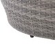 preview thumbnail 4 of 3, CorLiving Round Coffee Table in Blended Grey Frame