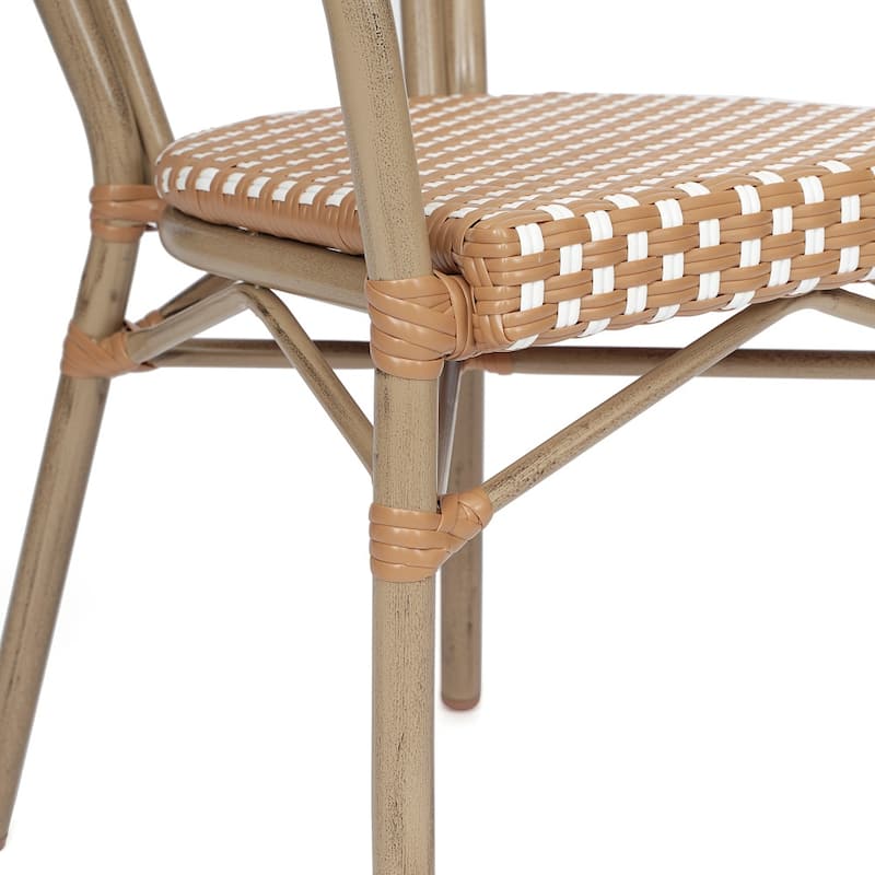 All-Weather Commercial Paris Chair with Metal Frame