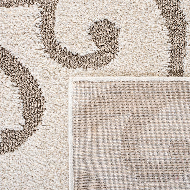 SAFAVIEH Florida Shag Shahin Scroll 1.2-inch Thick Textured Rug