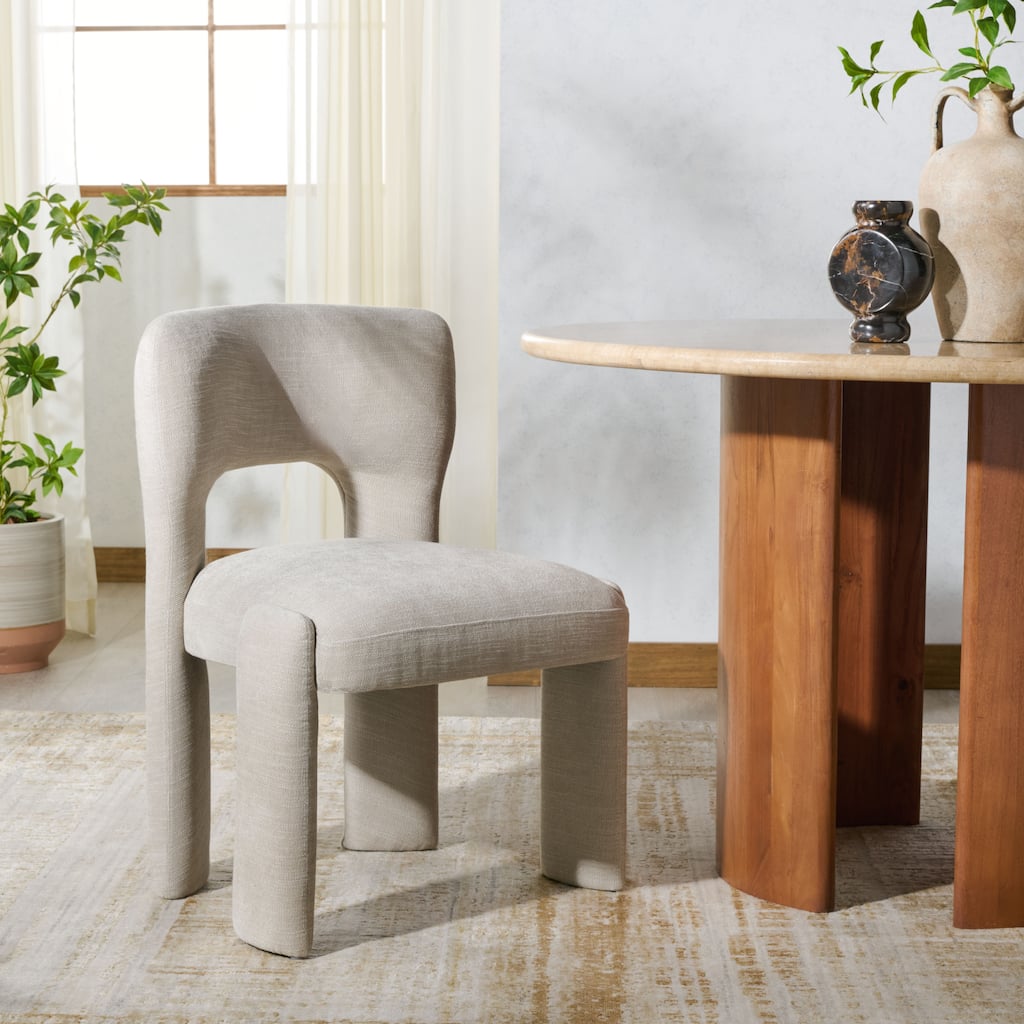 SAFAVIEH Couture Tamlyn Performance Fabric Dining Chair - 24"W x 21"D x 31"H