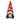 Sitting Gnome With Wreath Figurine