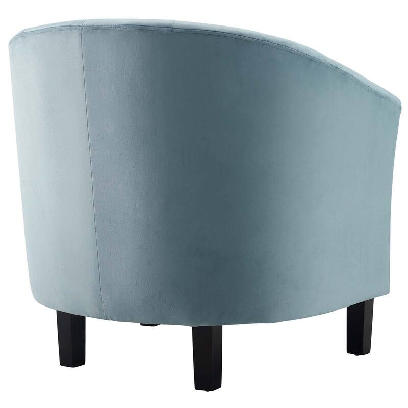 Silver Orchid Streitmann Channel Tufted Velvet Armchair (Set of 2)