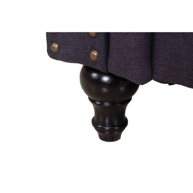 35"D x 61"W x 31"H Chesterfield Button-tufted Loveseat