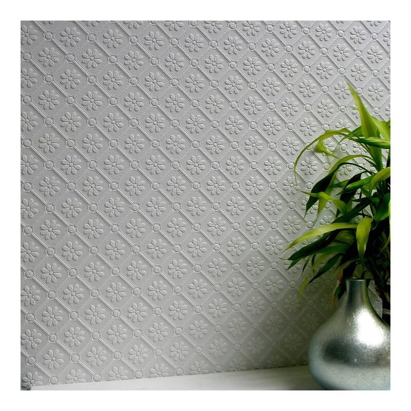 Brewster Amber Paintable Textured Vinyl Wallpaper - 20.9 x 396 x 0.025