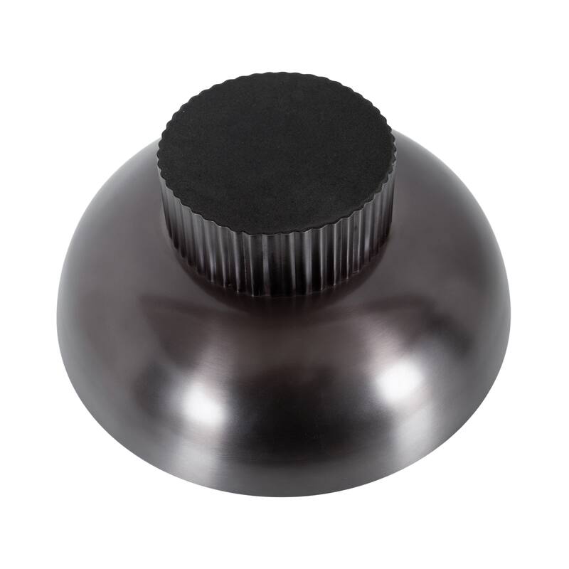 Kate and Laurel Rooks Ribbed Metal Bowl