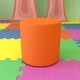 preview thumbnail 1 of 44, 18"H Soft Seating Collaborative Circle for Classrooms and Common Spaces Orange