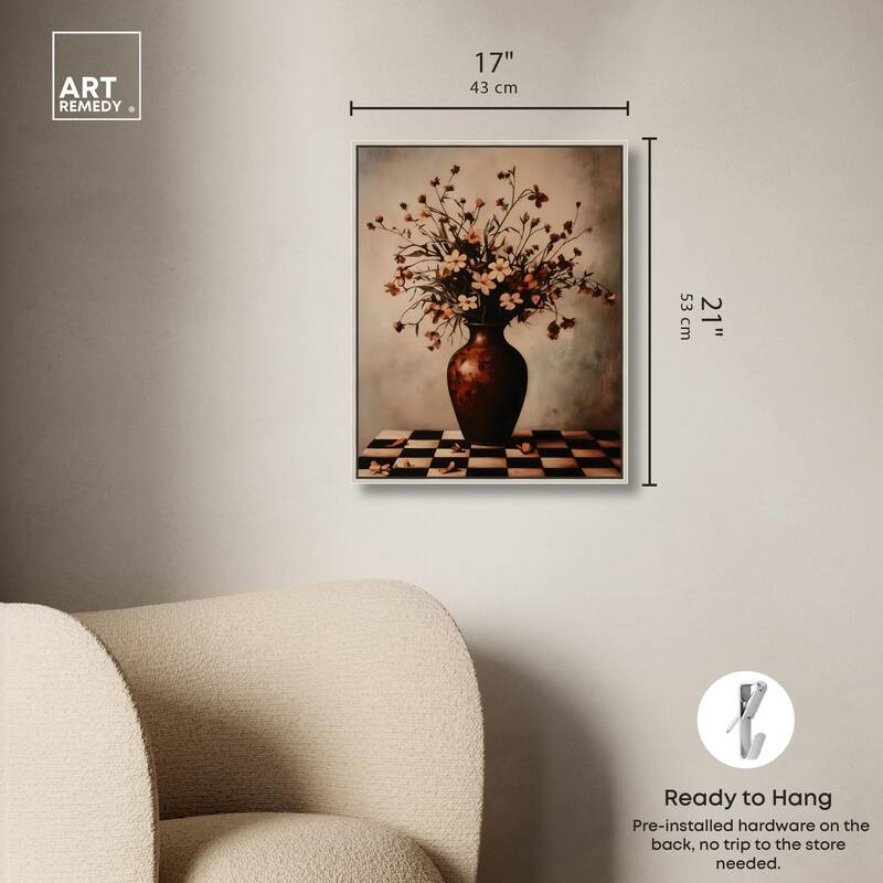 Antique Anthos Aria Canvas by Art Remedy