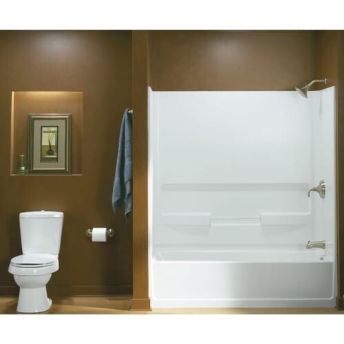Shop Sterling 61031110 60" Bathtub for Three Wall Alcove ...